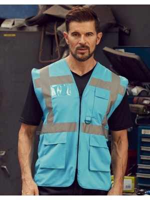 Zila drošības veste ar kabatām Nr.120/44z