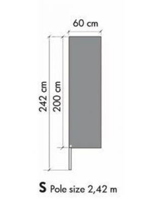 Reklāmas karoga masts (masts un karogs) Nr.219/9- 242 cm