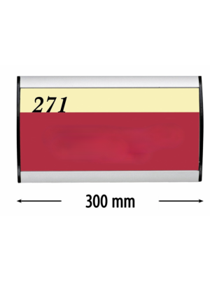 Durvju norāžu plāksnītes komplekts Nr. 312/48 (74x300mm)