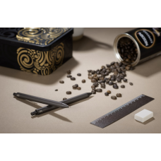 Dāvanu komplekts - rakstāmlietu komplekts Nr. 326/4 (no kafijas pupiņām)